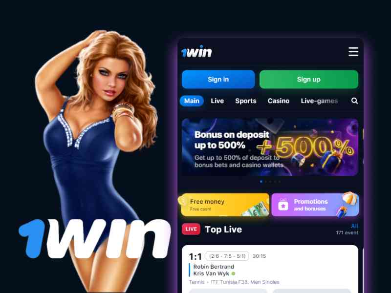 Bermain di kasino online 1win