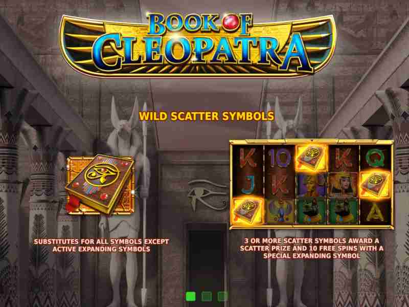 Mainkan slot Buku Cleopatra online