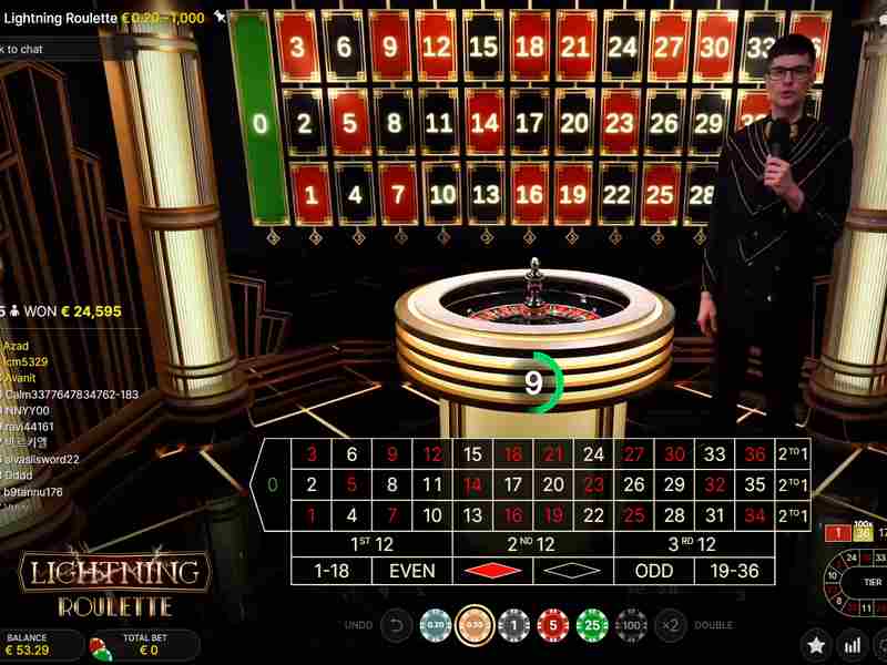 Mainkan Lightning Roulette online