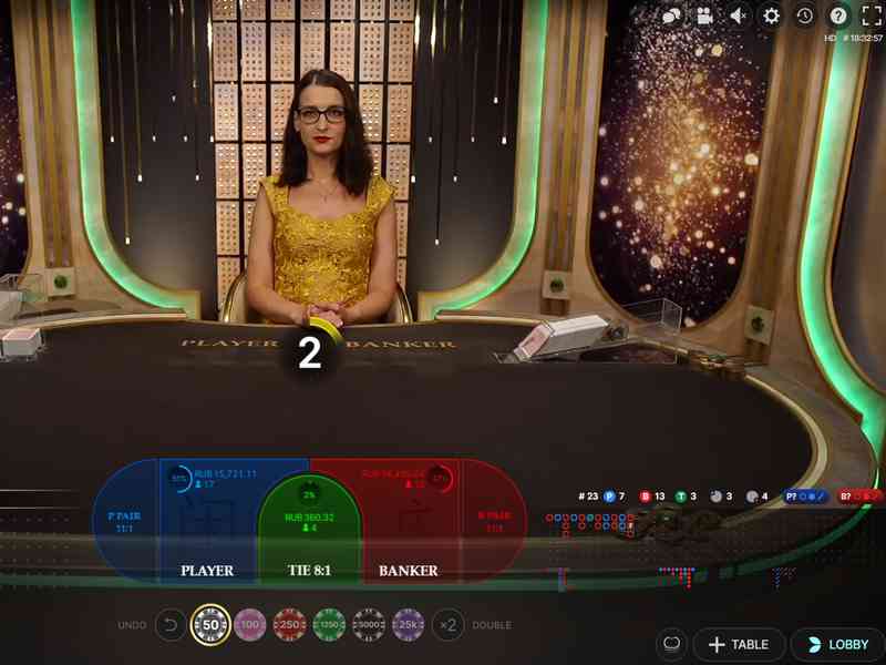 Plot permainan langsung Peek Baccarat